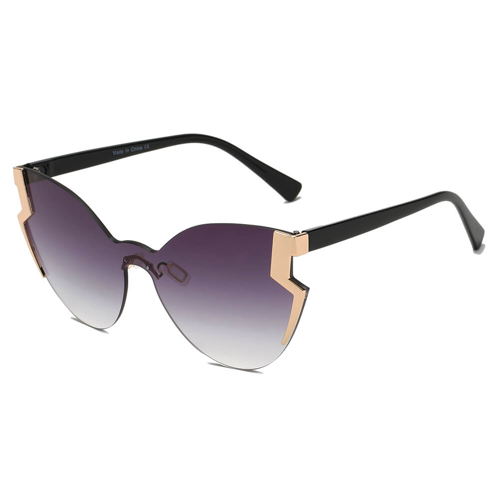 DECATUR | Women Fashion Oversize Cat Eye Sunglasses-5