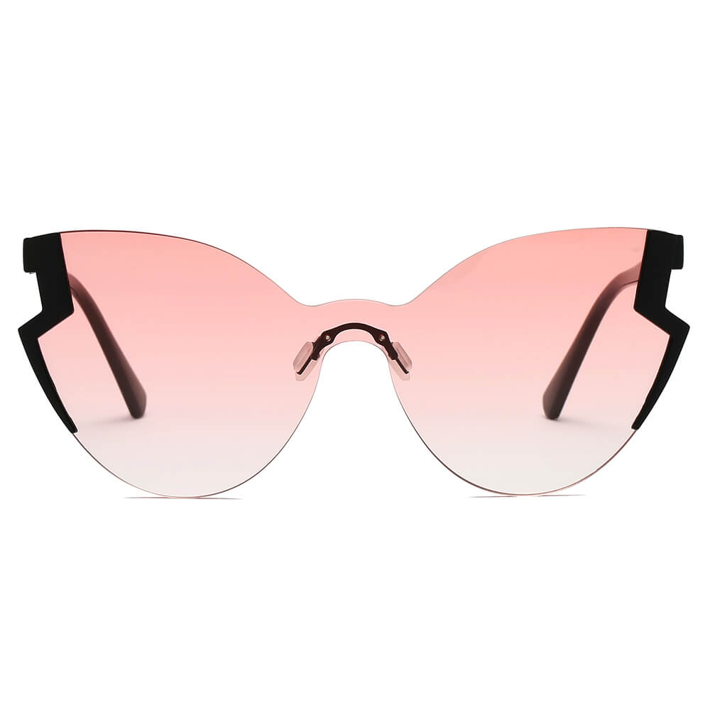 DECATUR | Women Fashion Oversize Cat Eye Sunglasses-3